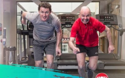 AP McCoy & Luke Harvey promote exercise for Sport Relief