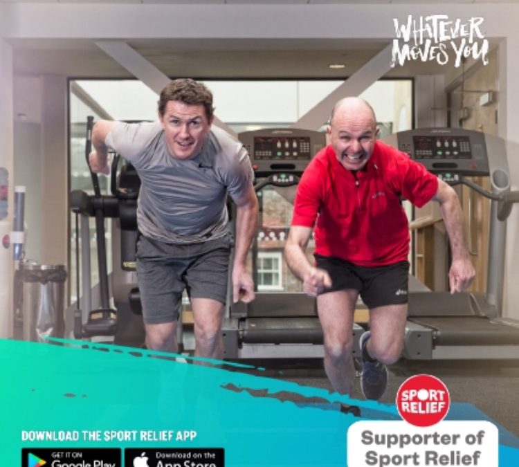 AP McCoy & Luke Harvey promote exercise for Sport Relief