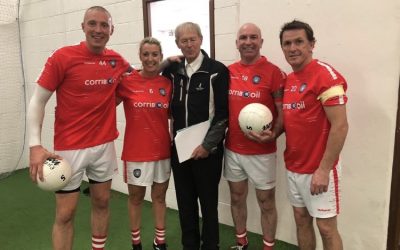 Sir Anthony & Chanelle, Lady McCoy play in Croke Park Football Match