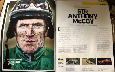 Sir Anthony McCoy features in Top Gear Magazine