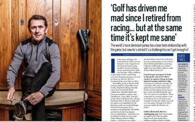 Sir Anthony McCoy features in My Life In Golf Magazine