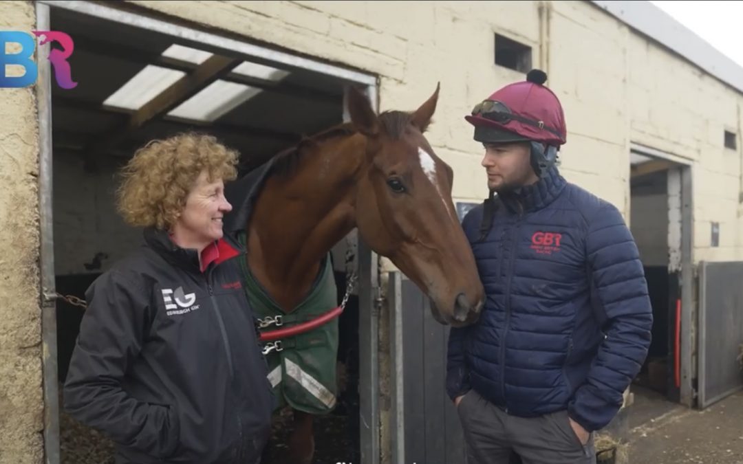 Lucinda Russell films in Kinross for Great British Racing