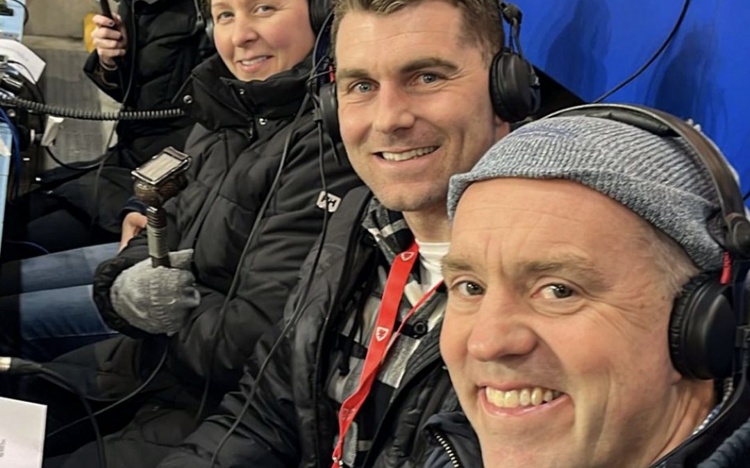 Sam Vokes co-commentates on Wales v Finland for Radio 5 Live