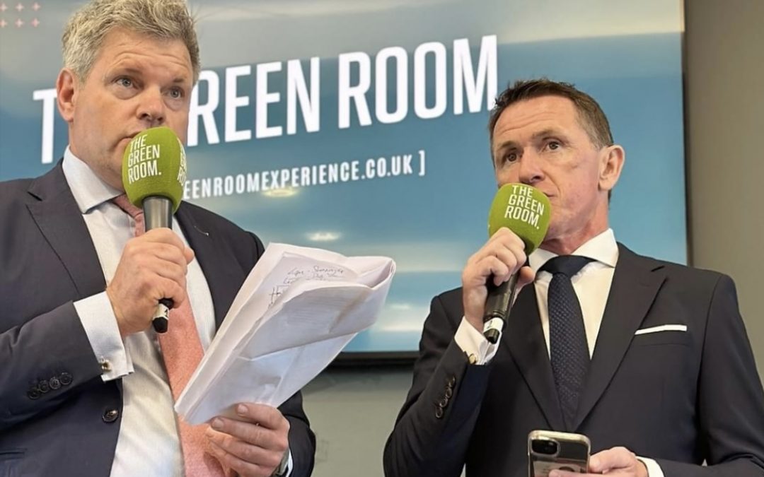Sir AP McCoy speaks in The Green Room at 2024 Epsom Festival