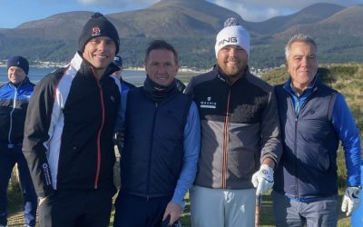 Sir AP McCoy plays in Amgen Irish Open Pro AM event