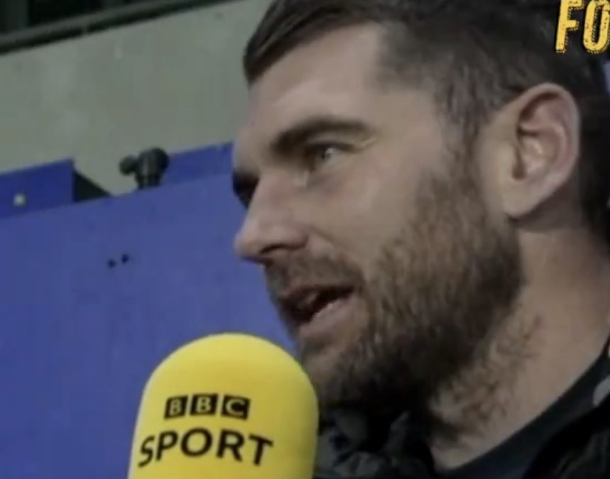 Sam Vokes co-commentates on Wales v England at Wembley